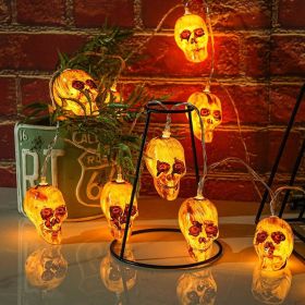 Halloween Skull LED String Lights, 3m 30 LEDs Halloween Lights