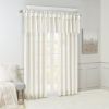 Twist Tab Lined Window Curtain Panel Pair(2 Pcs Window Panels)