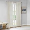 Room Darkening Metallic Printed Poly Velvet Rod Pocket/Back Tab Window Panel Pair