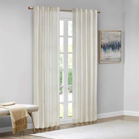 Room Darkening Metallic Printed Poly Velvet Rod Pocket/Back Tab Window Panel Pair(2 Window Panels)