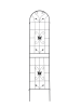 4 Pack Metal Garden Trellis 86.7" x 19.7" Rustproof Trellis for Climbing Plants Outdoor Flower Support Black