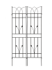 2 Pack Metal Garden Trellis 71" x 17.7" Rustproof Trellis for Climbing Plants Outdoor Flower Support Black