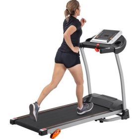 Easy Folding Treadmill for Home Use, 1.5HP Electric Running, Jogging & Walking Machine with Device Holder & Pulse Sensor