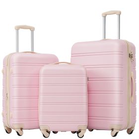 3 Piece Luggage Set Hardside Spinner Suitcase with TSA Lock 20" 24' 28" Available