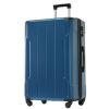 Hardshell Luggage Sets 6 Piece Suitcase Set, Expandable Lightweight Suitcases with Wheels, TSA Lock for Men Women, Blue