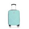 2Piece Luggage Sets ABS Lightweight Suitcase , Spinner Wheels, (20/14) LIGHT BLUE