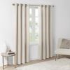 Solid Piece Dyed Grommet Top Curtain Panel