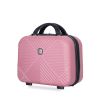 2Piece Luggage Sets ABS Lightweight Suitcase , Spinner Wheels, (20/14)PINK