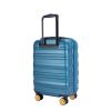 Carry On Luggage Airline Approved18.5" Carry On Suitcase With TSA Approved Carry On Luggage With Wheels Carry on Bag Hard Shell Suitcases, BLUE