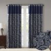 Jacquard Curtain Panel Pair