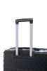 3-piece travel lightweight suitcase with wheels, password lock, business and travel carry on luggage, black (20 inches/24 inches/28 inches)