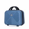 2Piece Luggage Sets ABS Lightweight Suitcase , Spinner Wheels, (20/14) BLUE