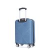 2Piece Luggage Sets ABS Lightweight Suitcase , Spinner Wheels, (20/14) BLUE