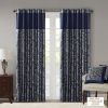 Jacquard Curtain Panel Pair