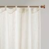 Yarn Dye Sheer Curtain Panel Pair(2 Pcs Window Panels)