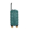 Carry On Luggage Airline Approved18.5" Carry On Suitcase With TSA Approved Carry On Luggage With Wheels Carry on Bag Hard Shell Suitcases, DARK GREEN