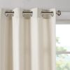 Solid Piece Dyed Grommet Top Curtain Panel