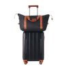 Hardshell Luggage Sets 6 Piece Suitcase Set, Expandable Lightweight Suitcases with Wheels, TSA Lock for Men Women, Black Brown