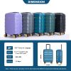 Carry On Luggage Airline Approved18.5" Carry On Suitcase With TSA Approved Carry On Luggage With Wheels Carry on Bag Hard Shell Suitcases, BLUE