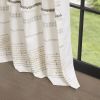 Cotton Printed Curtain Panel with tassel trim and Lining(Only 1 Pc Panel)