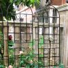 2 Pack Metal Garden Trellis 71" x 19.7" Rustproof Trellis for Climbing Plants Outdoor Flower Support Black