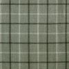 Plaid Faux Leather Tab Top Curtain Panel with Fleece Lining(Only 1 Pc Curtain Panel)