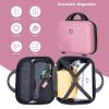 2Piece Luggage Sets ABS Lightweight Suitcase , Spinner Wheels, (20/14)PINK