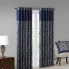 Jacquard Curtain Panel Pair