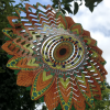 Wind Spinner 3D Stainless Steel Laser Cut Metal Art Geometric Pattern