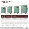 4 Piece Luggage Set with Compression Packing Cubes for Suitcase Expanable Spinner Wheels Lightweight Suitcase with TSA Lock 16 IN+20IN+24IN+28IN