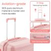 Luggage 4 Piece Sets(14/20/24/28), Hard Shell Lightweight TSA Lock Carry on Expandable Suitcase with Spinner Wheels Travel Set for Men Women