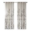 Burnout Printed Curtain Panel Pair(2 Pcs Window Panels)