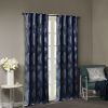 Ogee Knitted Jacquard Total Blackout Curtain Panel(Only 1 Pc Panel)