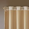 Printed Jacquard Grommet Top Total Blackout Curtain Panel(Only 1 Pc Panel)