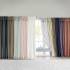 Twist Tab Lined Window Curtain Panel(Only 1 Pc Panel)