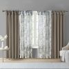 Twist Tab Lined Window Curtain Panel(Only 1 Pc Panel)