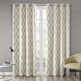 Printed Ikat Blackout Curtain Panel(Only 1 Pc Panel) (Color: as Pic)