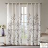 Burnout Printed Curtain Panel Pair(2 Pcs Window Panels)