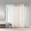 Twist Tab Voile Sheer Window Pair