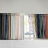 Twist Tab Lined Window Curtain Panel