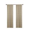 Jacquard Lined Total Blackout Rod Pocket/Back Tab Curtain Panel(Only 1 Pc Panel)