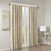 Jacquard Lined Total Blackout Rod Pocket/Back Tab Curtain Panel(Only 1 Pc Panel)