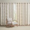 Metallic Geo Embroidered Curtain Panel(Only 1 Pc Panel)