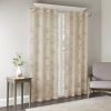 Palm Leaf Burnout Window Sheer(1 Sheer Curtain)