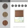 Bamboo Light Filtering Roman Shade 64"L