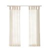 Twisted Tab Voile Sheer Window Pair