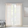 Twisted Tab Voile Sheer Window Pair