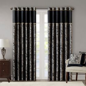 Jacquard Curtain Panel Pair(2 Pcs Window Panels) (Color: as Pic)