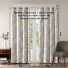 Printed Botanical Blackout Curtain Panel(Only 1 Pc Panel)